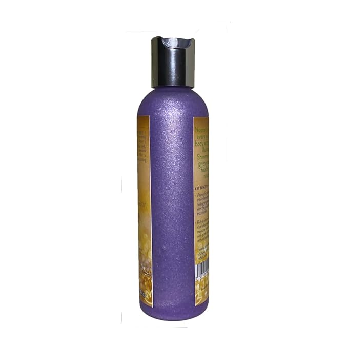 GLIMMER GODDESS Organic Illuminating Shimmer Body & Face Oils, Purple, Radiant Glow & Hydration 4 oz.
