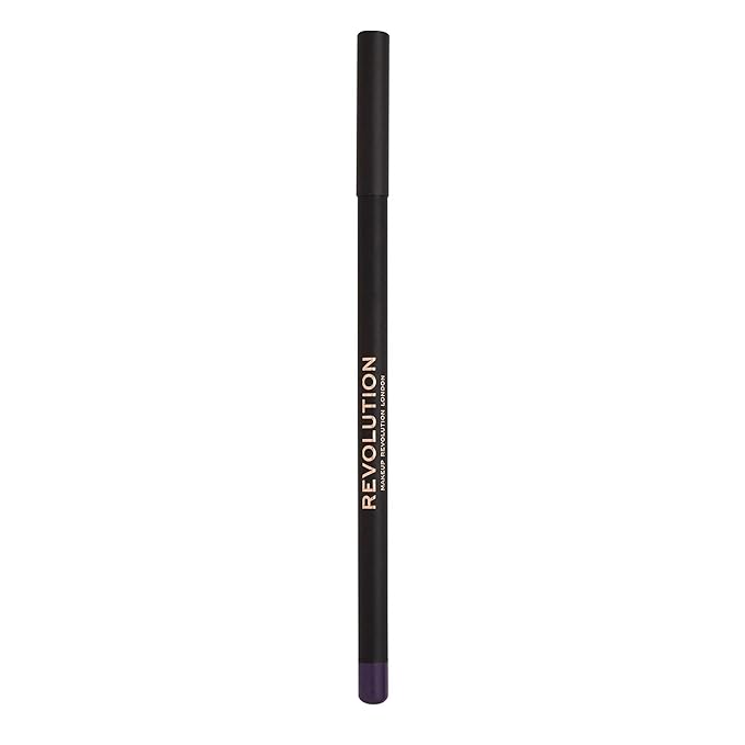 Makeup Revolution Eyeliner Pencil, Highly Pigmented, Create Smokey Eye Looks, Vegan & Cruelty-Free, Black, 1.3g