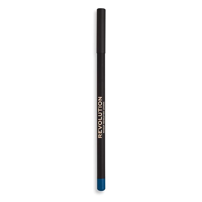Makeup Revolution Eyeliner, Eyeliner Pencil, Highly Pigmented, Create Smokey Eye Looks, Vegan & Cruelty-Free, Aqua, 1.3g