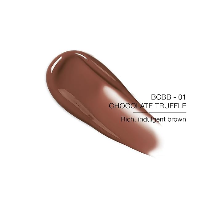 KimChiChic Beauty Balm Chica Balm Balm, Glossy Tinted Flavored Lip Balm, Hydrating Vegan Lip Gloss, Cruelty-Free, Paraben-Free Treatment for Soft, Smooth Lips, 0.8 fl. oz, 01-Chocolate Truffle