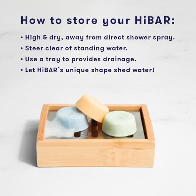 HiBAR - Conditioner Bar Sampler - Maintain, Moisturize & Volumize Conditioner Bars - Travel-Friendly - Salon-Quality Ingredients - Soap, Paraben, Plastic & Sulfate-Free - Color Safe -3 Mini Solid Bars