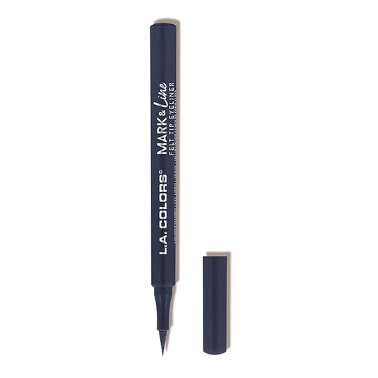 L.A. COLORS Mark & Line Felt Tip Eyeliner, Navy CLE824