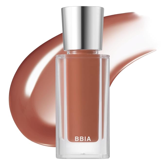 BBIA Over Glaze Lip Gloss - Plumping & Volumizing Over Lip Glossy Lip Tint with High-Glow Glassy Shine Finish, Naturally Moisturizing, Non-Sticky, Lightweight, Korean Makeup (14 MAPLE SYRUP)