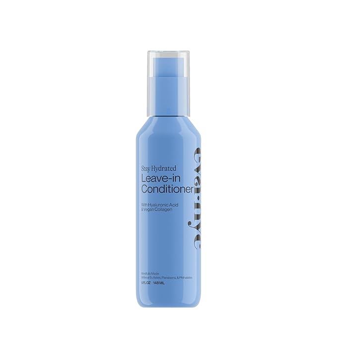 Eva NYC Hydrating Leave-In Conditioner Spray - Hyaluronic Acid + Vegan Collagen - Detangler + Heat Protectant - Lightweight Formula - Hydrating Deep Conditioner for Dry Hair - Jasmine Scent - 5 fl oz