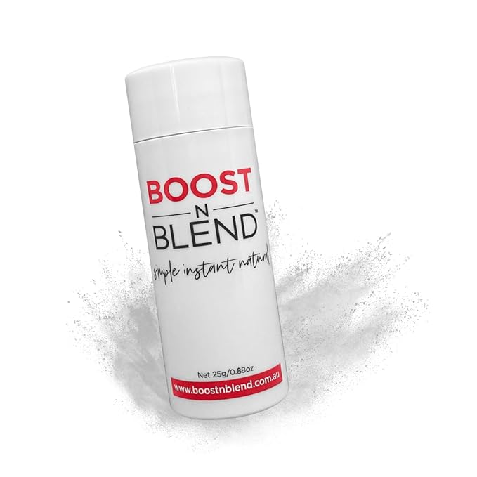 Boost N Blend Scalp Concealer - Hair Powder and Fibers for Thinning Hair & Visible Scalp (25g/0.88oz) - Female Hair Volumizer