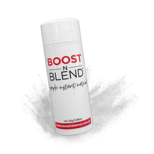 Boost N Blend Scalp Concealer - Hair Powder and Fibers for Thinning Hair & Visible Scalp (25g/0.88oz) - Female Hair Volumizer