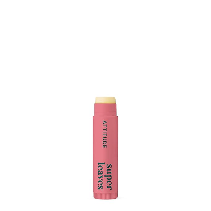 ATTITUDE Lip Balm Duo, EWG Verified, Naturally Derived Moisturizing Lip Care with Castor Oil, Coconut Oil & Shea Butter, Vegan, Watermelon Flavor, 0.14 Oz (Pack of 2)