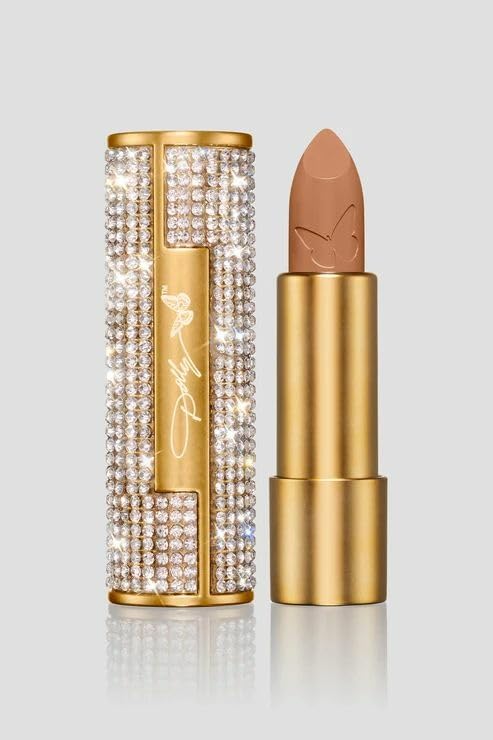 Dolly Beauty Heaven's Kiss Lipstick - Hydrating, Lightweight Pigmented Women's Lipstick - Vegan & Paraben Free - Satin Finish - Birthday Suit