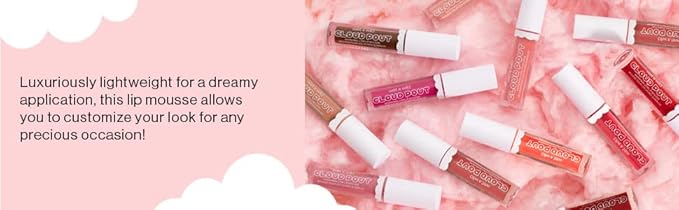 wet n wild Liquid Lipstick Cloud Pout Marshmallow, Orange-Red Sugar-Holic | Matte Lip Cream Mousse | Argan Oil | Vitamin E