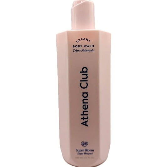 Athena Club Super Bloom Creamy Body Wash, Vegan, pH Balanced, Sulfate-Free, Vitamin-Enriched