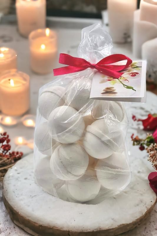 Bath Bombs 14 Set 1 oz/ea, USA Handmade, Quality Bath Fizzies | Essential Oils Aromatheraphy | Moisturizing Shea & Coco Butter | Natural and Organic, Vegan & Cruelty-Free - Dragon Blood