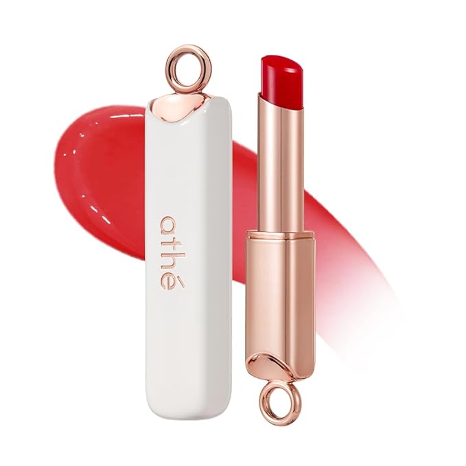 athé Authentic Lip Balm – Tinted, Moisturizing & Plumping, Long-Lasting Color, Non-Sticky, Vegan & Cruelty-Free