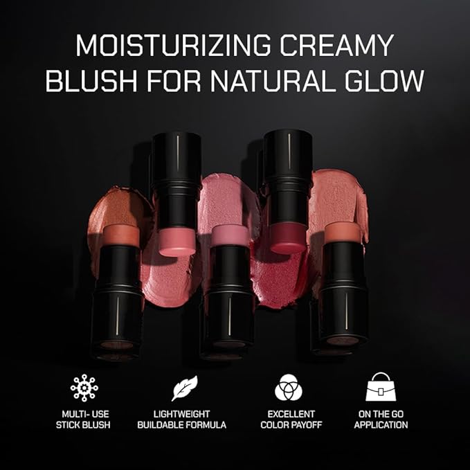 Radiant Professional Touch of Blush - Stick for Cheeks, Lips & Eyes – Vegan Cream Blusher Stick – Lightweight, Hydrating Clean Beauty Makeup – Multi-Use Makeup – Made in Greece (04 APPLE, 0.14 Oz)