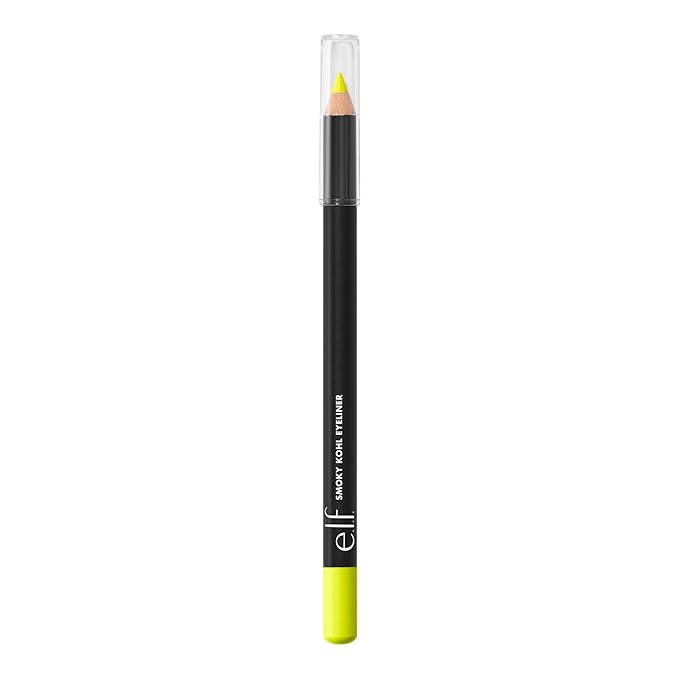 e.l.f. Smoky Kohl Eyeliner, Eye Pencil For Creating Long-Lasting, Bold, High-Pigmented Makeup Looks, Vegan & Cruelty-Free, Limelight