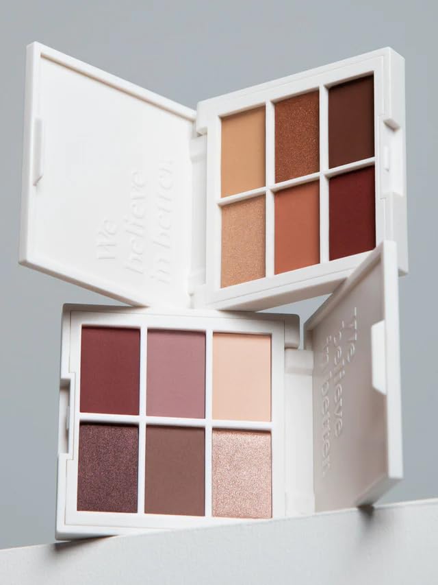 ILIA - The Necessary Eyeshadow Palette | Talc-Free, Matte, Satin + Metallic Highly Pigemented + Blendable Finishes | Cruelty-Free, Vegan (Warm Nude, 6 x 0.05 oz | 1.5 g)