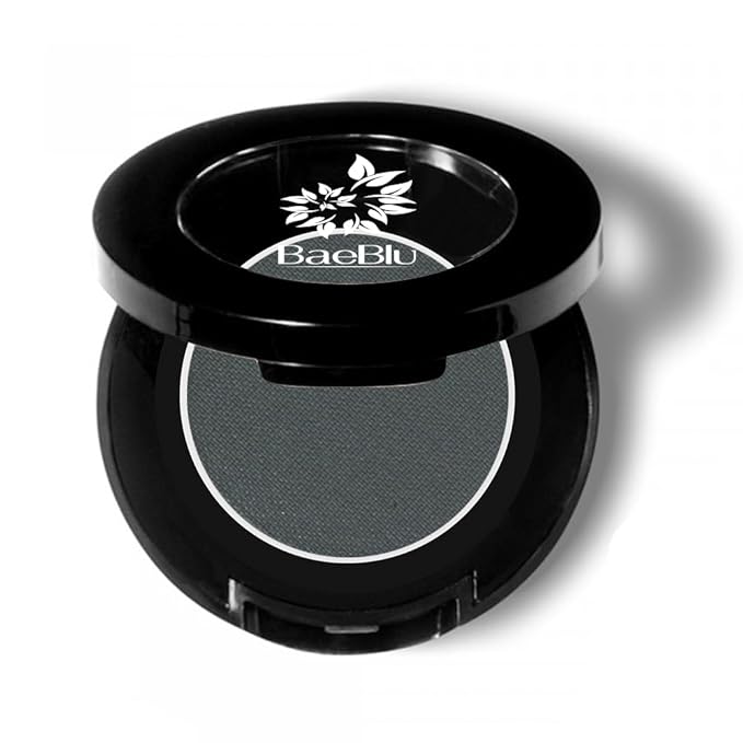 BaeBlu Hypoallergenic Eyeshadow Organic 100% Natural Finely Pressed Velvety Smooth Powder, Made in USA, Green Nebula