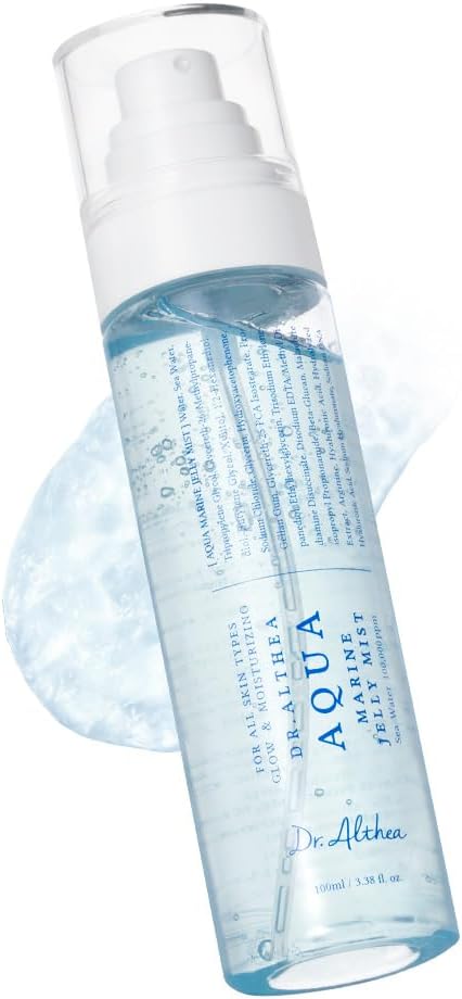 Dr.Althea Aqua Marine Jelly Mist | Lightweight, Ultra-Fine Facial Mist Spray | Hydrating Serum with PDRN & Triple Hyaluronic Acid | Vegan Korean Skincare, 3.38 fl.oz
