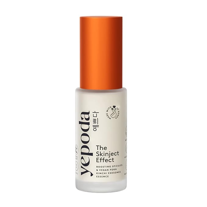Yepoda The Skinject Effect, Skin-Boosting Spicules Essence with Vegan PDRN, Refine Skin Texture & Enhance Skin Absorption, Vegan Korean Essence for All Skin Types, 1,01 FL. OZ. (30 ml)