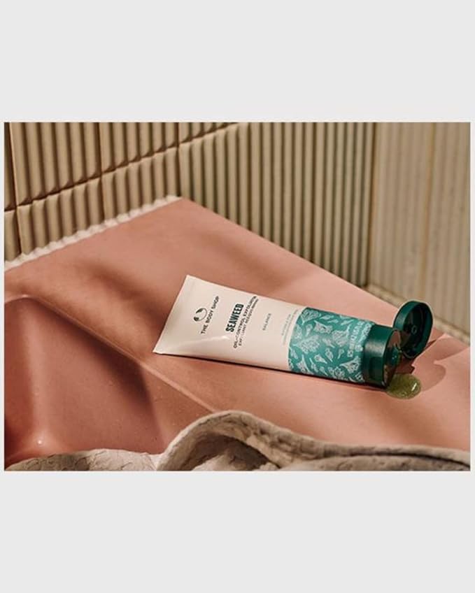 The Body Shop Seaweed Exfoliating Cleanser, For Oily and Combination Skin, Vegan, 4.2 Fl Oz