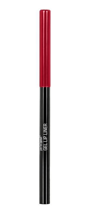 wet n wild Lip Liner Perfect Pout Matte Retractable Gel Lip Liner Pencil, Red The Scene (Pack of 4)