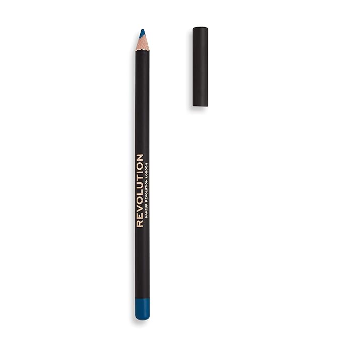 Makeup Revolution Eyeliner, Eyeliner Pencil, Highly Pigmented, Create Smokey Eye Looks, Vegan & Cruelty-Free, Aqua, 1.3g