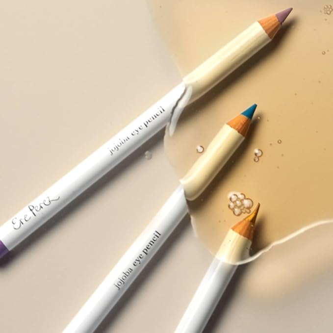 Ere Perez - Natural Jojoba Eye Pencil | Gentle, Soothing, Hydrating, Smooth, Blendable | Coconut Oil, Vitamin E | Vegan, Cruelty-Free, Clean Beauty (Earth)