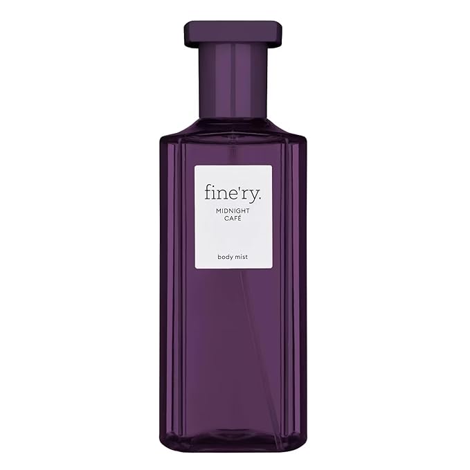 Fine'ry Jasmine Gourmand Hair + Body Fragrance Mist Spray for Women - Midnight Cafe - Bold, Floral Scent with Crème de Café, Jasmine Absolute & Patchouli, Long-Lasting, Body Spray for Girls (5 Fl Oz)