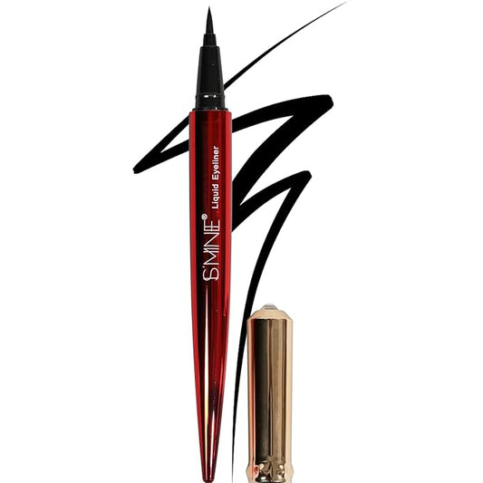 IS'MINE ISMINE Professional Matte Vegan smudge proof Eyeliner, Makeup liner Easy Liquid Pen No-Skip Eyeliner, Waterproof Formula, Long lasting Liquid Eyeliner Black