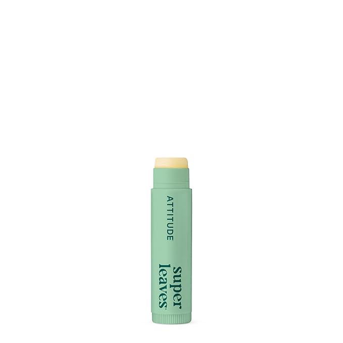 ATTITUDE Lip Balm Duo, EWG Verified, Naturally Derived Moisturizing Lip Care with Castor Oil, Coconut Oil & Shea Butter, Vegan, Mint Flavor, 0.14 Oz (Pack of 2)