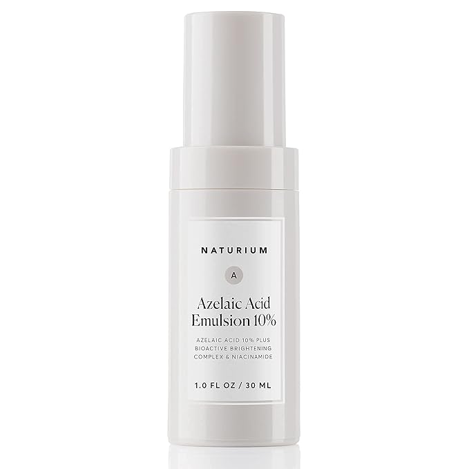 Naturium Azelaic Acid Emulsion 10% Plus Bioactive Complex & Niacinamide, Anti-Aging Skin Care, 1 oz