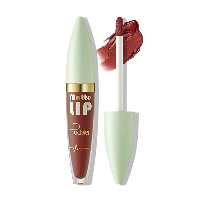 ZUK Matte Liquid Lipstick for Women, Long Lasting Lipstick, Highly Pigmented Lip Stain, Smudge-proof, Waterproof, Cruelty-free and Vegan