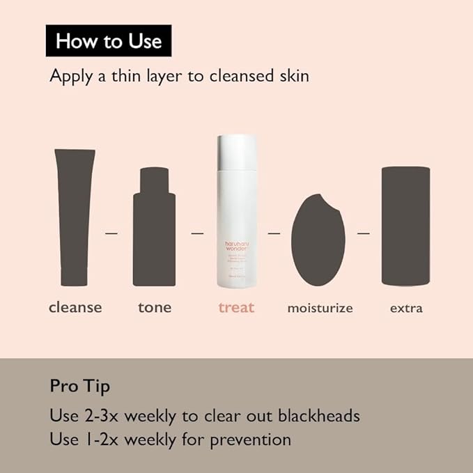 haruharu Wonder Centella 3% PHA Gentle Liquid Exfoliating Serum 4.06 fl oz, Gentle Exfoliator, Formula for Sensitive Skin, Glow Facial Serum, Vegan, Cruelty Free, Korean Skincare
