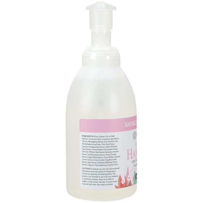 Ginger Lily Farms Botanicals All-Purpose Foaming Hand Soap Refill, 100% Vegan & Cruelty-Free, Vanilla Sugar Bliss Scent, 20 Fl Oz (Pack of 1)