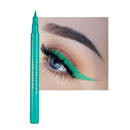liquid eyeliner waterproof eyeliner Pigmented smudge proof eye liner liquid liner Green