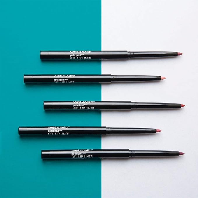 wet n wild Lip Liner, Plum Together, Matte | Retractable | Gel Formula | Pencil Format | Pack of 2