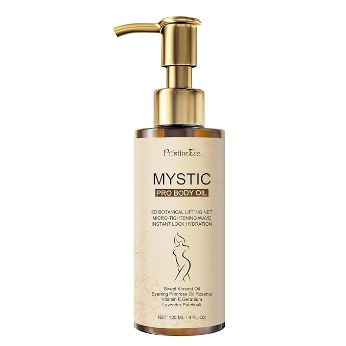 Mystic Body Firming Oil Deep Lasting Hydration and Firming Skin for Full Body Skin Tightening Body Oil After Shower 4.23 fl oz (Citrus)