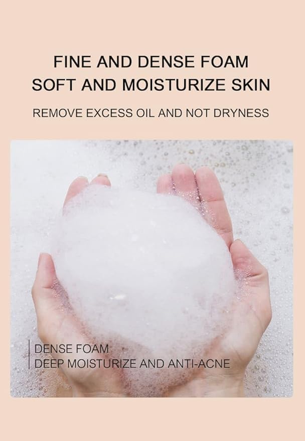Mashata Amino Acid Facial Cleanser - 10.14oz Gentle Foaming Face Wash for Oily, Sensitive and Acne-Prone Skin - Hydrating Vegan Skincare with Natural Ingredients
