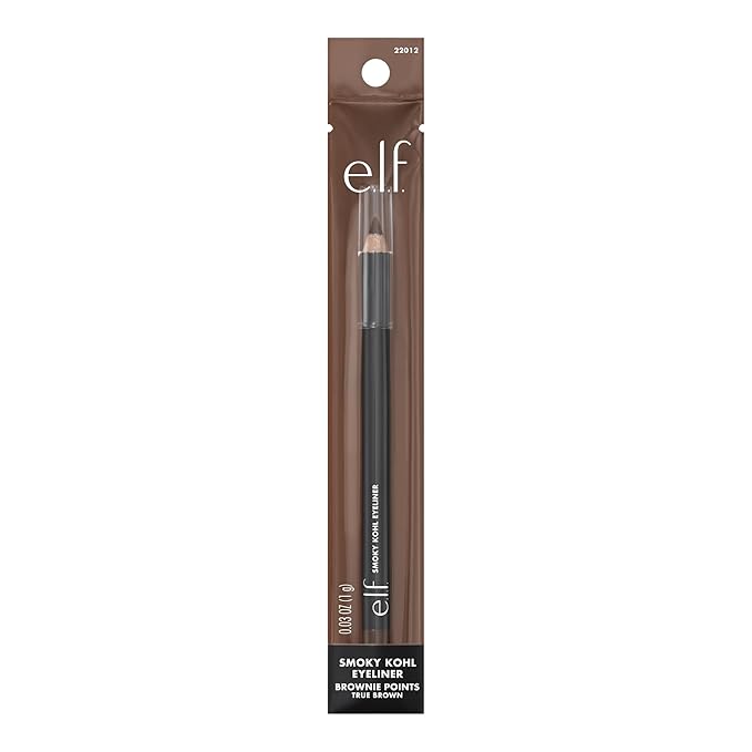 e.l.f. Smoky Kohl Eyeliner, Eye Pencil For Creating Long-Lasting, Bold, High-Pigmented Makeup Looks, Vegan & Cruelty-Free, Brownie Points