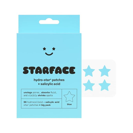 Starface Hydro-Star Salicylic Acid Patches BIG PACK, Helps Unclog Pores and Shrink Spots, Absorb Fluid and Reduce Redness, Hydrocolloid, Vegan and Cruelty-Free Skincare (96 Count)