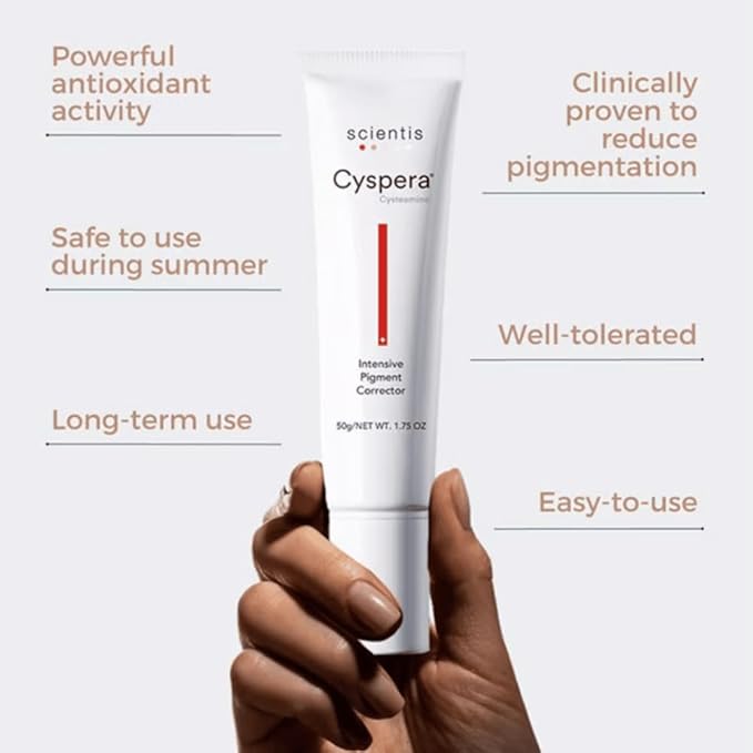 Intensive Pigment Corrector, Original Formula | Reduces Discoloration, Dark Spots | Contains Niacinamide, 5% Cysteamine | Dermatologist-tested, Vegan, Cruelty-Free, 1.75 Ounce
