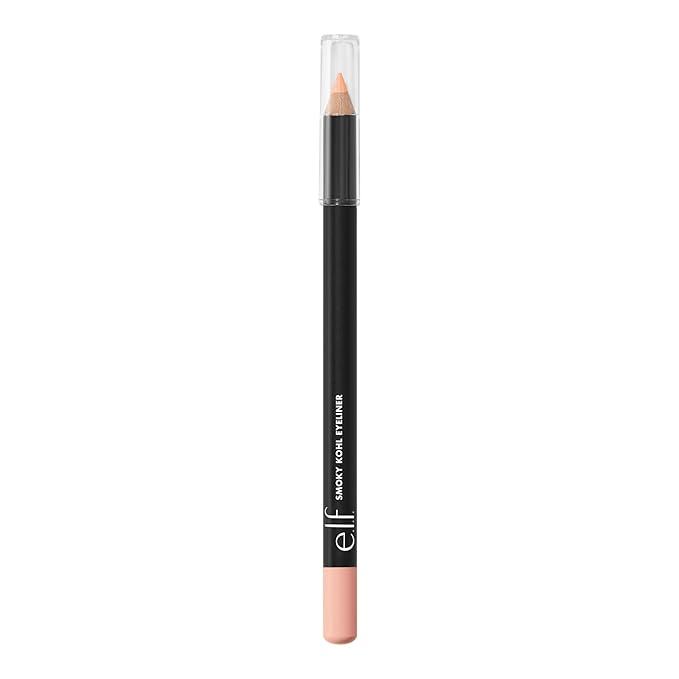 e.l.f. Smoky Kohl Eyeliner, Eye Pencil For Creating Long-Lasting, Bold, High-Pigmented Makeup Looks, Vegan & Cruelty-Free, Beige Flag