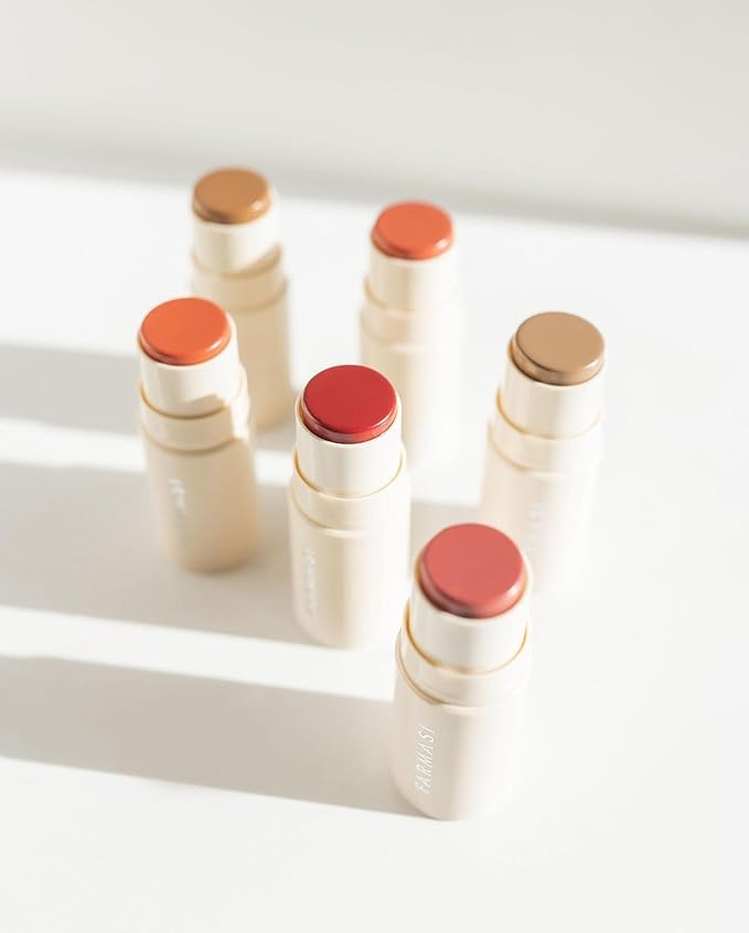FARMASi Blush Stick for Lips & Cheeks, Smooth & Conditioning, Dermatologically Tested Radiant Glow, Vegan, Gluten-free, Paraben-Free, 0.14 oz, Fresh