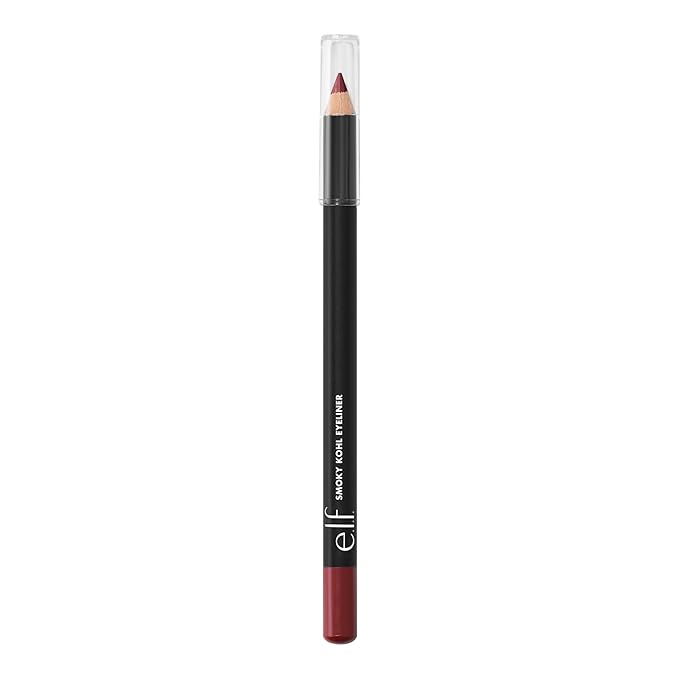 e.l.f. Smoky Kohl Eyeliner, Eye Pencil For Creating Long-Lasting, Bold, High-Pigmented Makeup Looks, Vegan & Cruelty-Free, Berry Necessary