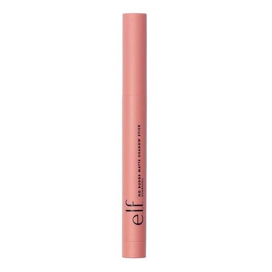 e.l.f. No Budge Matte Shadow Stick, One-Swipe Cream Eyeshadow Stick, Long-Wear & Crease Resistant, Matte Finish, Vegan & Cruelty-Free, Bombshell