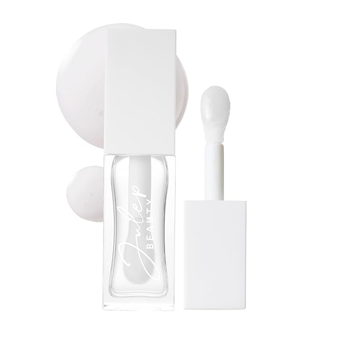 Julep So Plush Glossy Lip Oil – Hydrating Lip Tint with Apricot, Avocado & Jojoba Oils – Non-Sticky Shine, Moisturizing Lip Gloss for Soft, Nourished Lips – Vegan & Cruelty-Free (04 Clear Conscience)