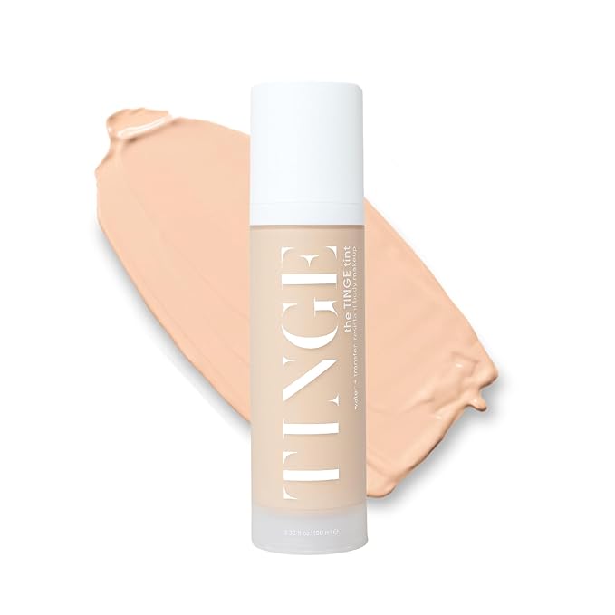 Tinge Body Makeup, Water & Transfer Resistant, Medium Coverage Cream, Lasts Up to 48 Hours, For All Skin Types, Fragrance Free, Vegan, American Made, 3.38 Fl Oz. - Fair Neutral