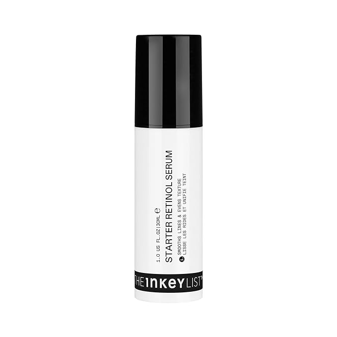 The INKEY List Starter Dual Retinol Serum 1 Fl Oz, 0.5% Amisol Trio & 0.2% Symrelief, Gentle Skin Renewal, Smooths Fine Lines, Hydration & Barrier Protection, Suitable for Sensitive Skin