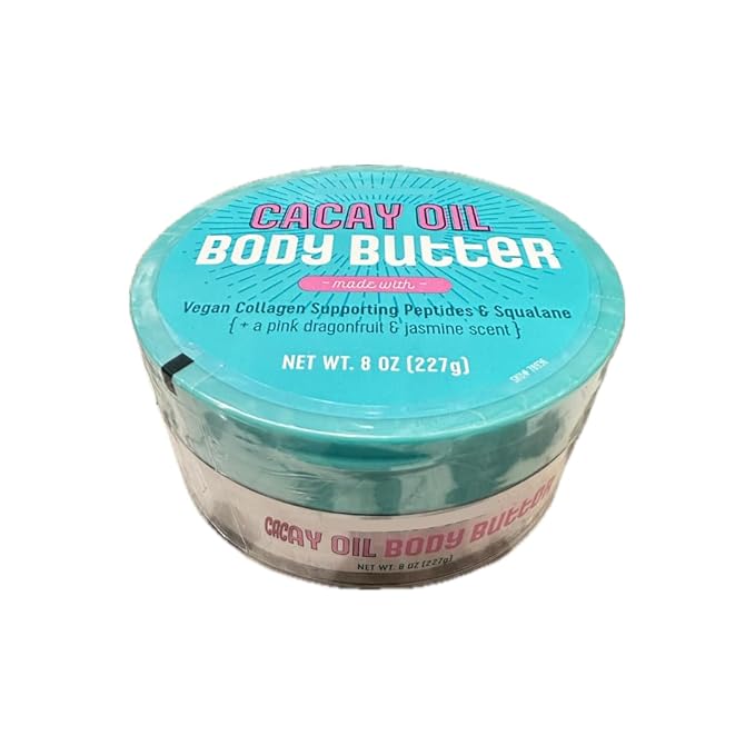 Trader Js Cacay Oil Body Butter 8oz/227g - ONE COUNT (8 oz, Cacay Oil)