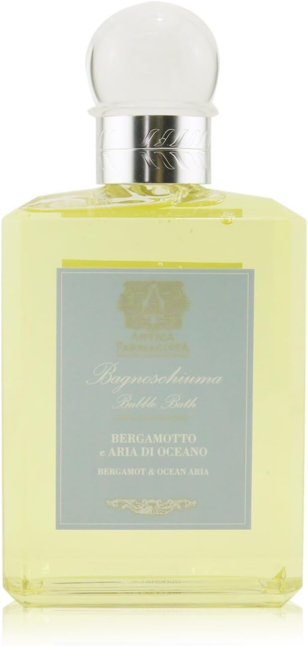 Antica Farmacista Bubble Bath - Relaxing Foam Bath with Honey, Jojoba Oil & Aloe Vera - Luxury Gift for Any Occasion - Bergamot & Ocean Aria, 16 fl oz