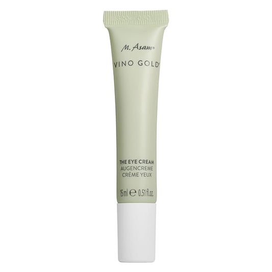 M. Asam VINO GOLD Eye Cream (15ml) – Eye Cream Anti Aging with Grape Antioxidants, Smooths & Firms, Hydrating Skincare for Tired Eyes, Vegan Cream for Puffiness, Fine Lines & Wrinkles